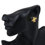 Celine Triomphe Gold Plated Earrings — view 2