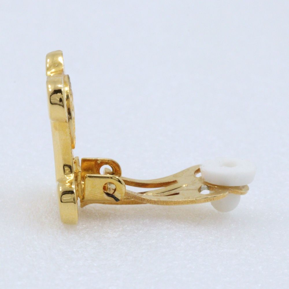 Celine Triomphe Gold Plated Earrings — view 5