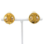 Celine Triomphe Gold Plated Earrings