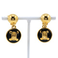 Celine Triomphe Gold Plated Earrings