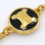 Celine Triomphe Gold Plated Bracelet — view 7