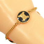 Celine Triomphe Gold Plated Bracelet