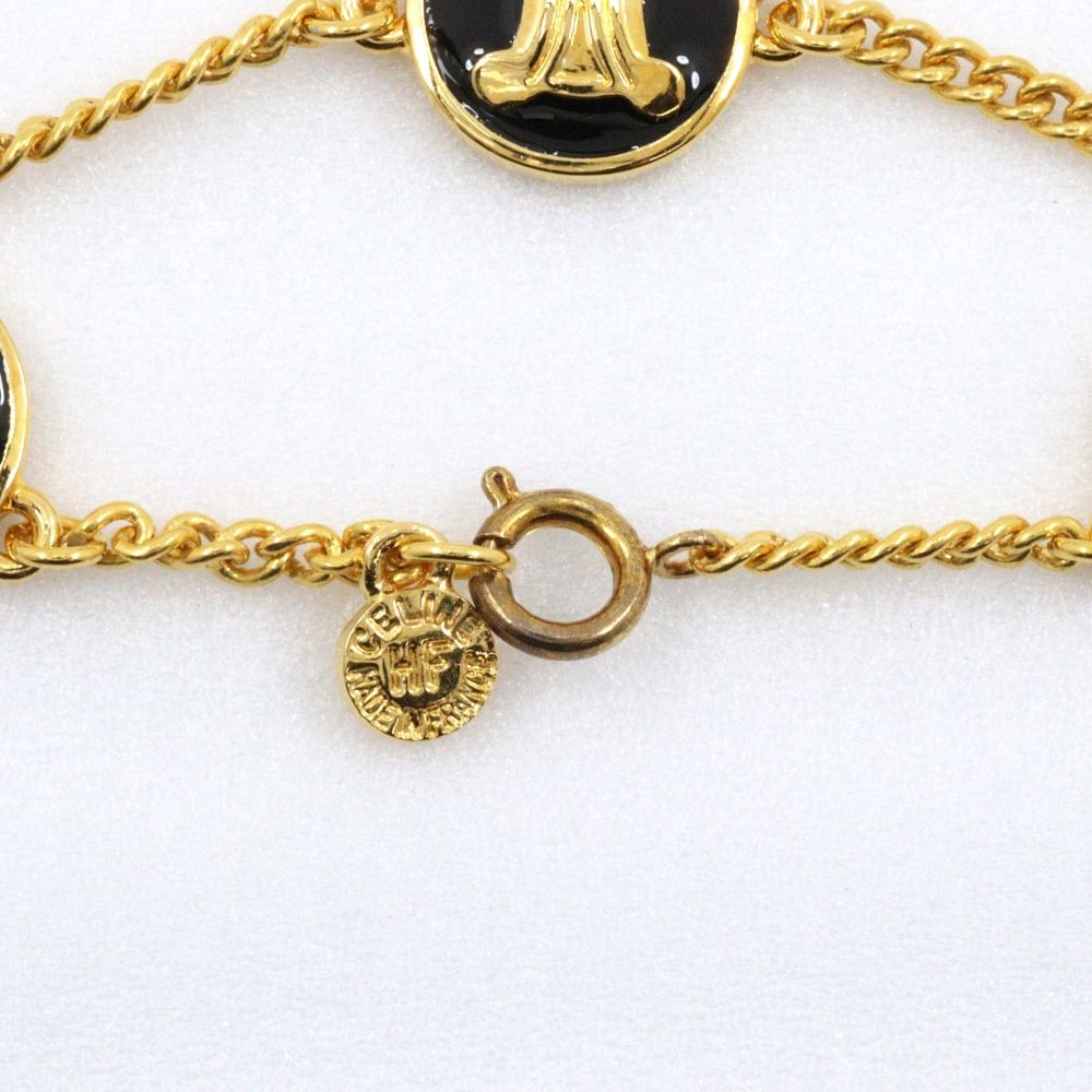 Celine Triomphe Gold Plated Bracelet — view 5