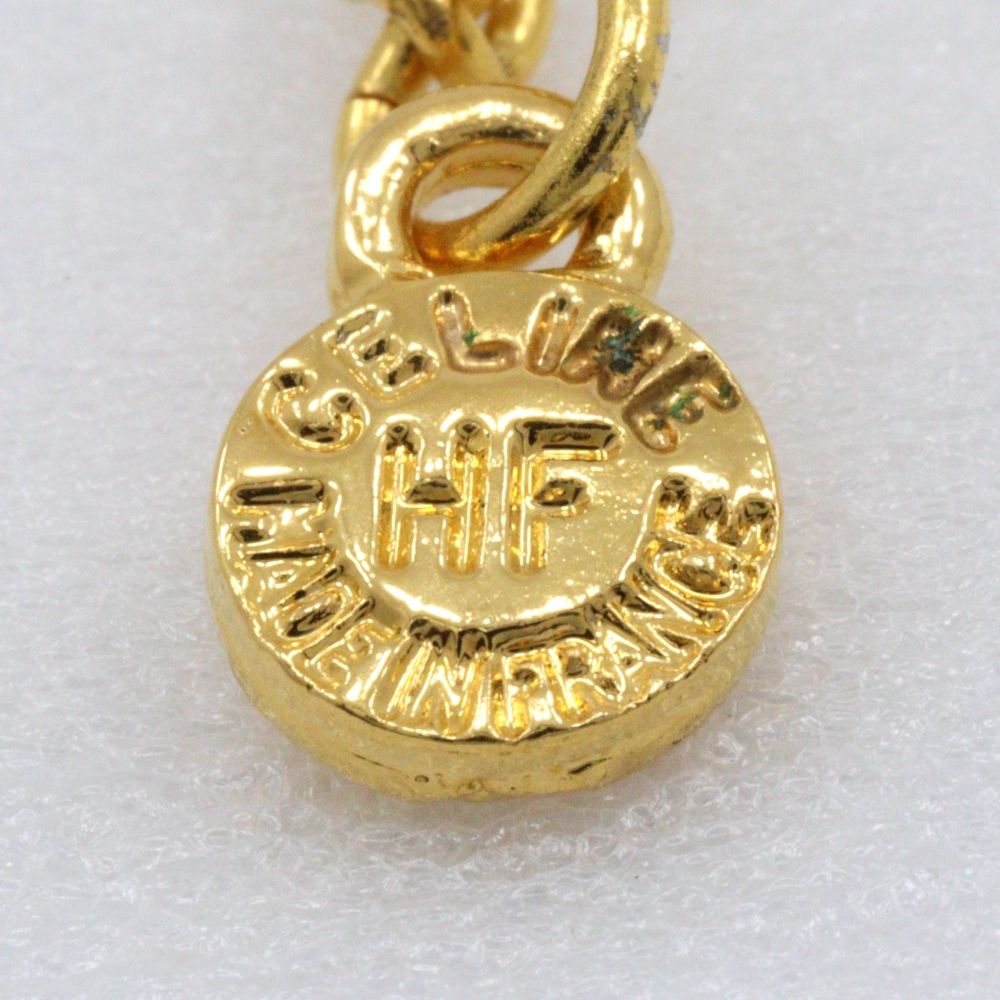 Celine Triomphe Gold Plated Bracelet — view 8