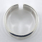 Gucci Open and Stripe 925 Sterling Silver Ring — view 3