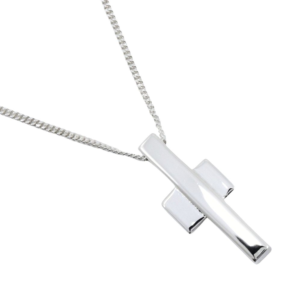 Gucci Cross 925 Sterling Silver Necklace