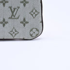 Louis Vuitton Monogram Mini Pochette Cles Coin Purse Canvas Gold Green — view 4
