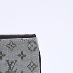 Louis Vuitton Monogram Mini Pochette Cles Coin Purse Canvas Gold Green — view 3