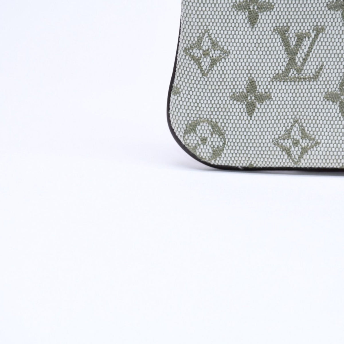 Louis Vuitton Monogram Mini Pochette Cles Coin Purse Canvas Gold Green — view 6
