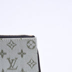 Louis Vuitton Monogram Mini Pochette Cles Coin Purse Canvas Gold Green — view 3