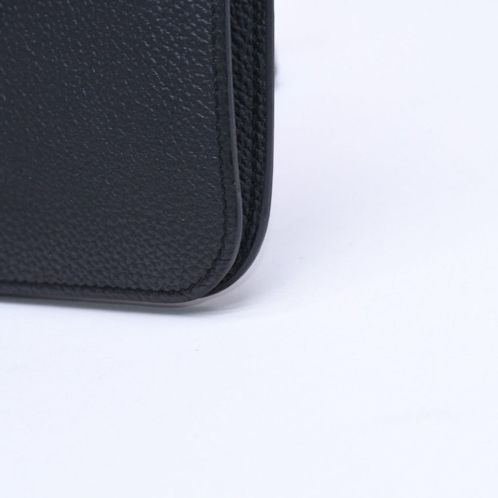 Hermes Dogon GM Bifold Wallet Togo Noir Silver — view 6