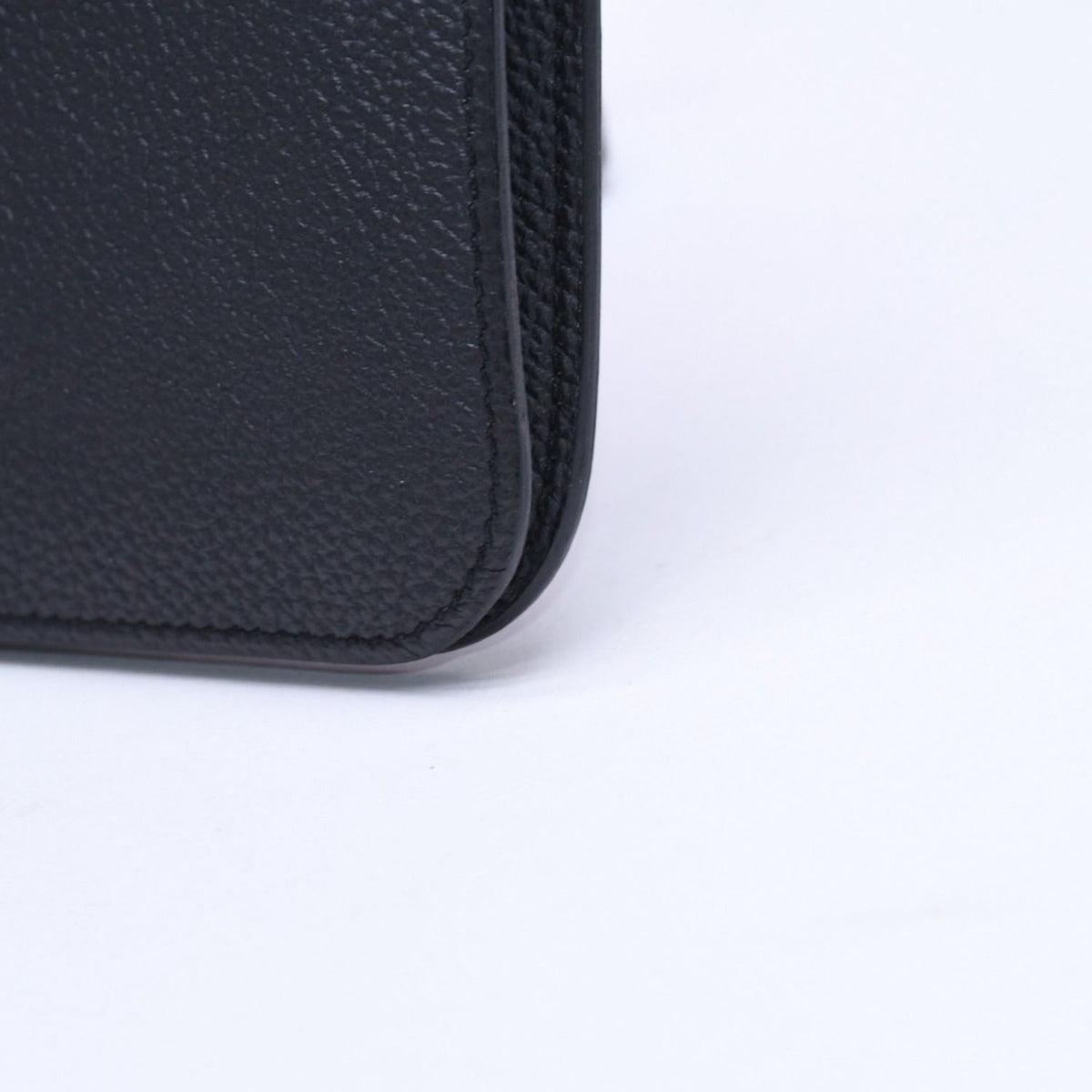 Hermes Dogon GM Bifold Wallet Togo Noir Silver — view 6