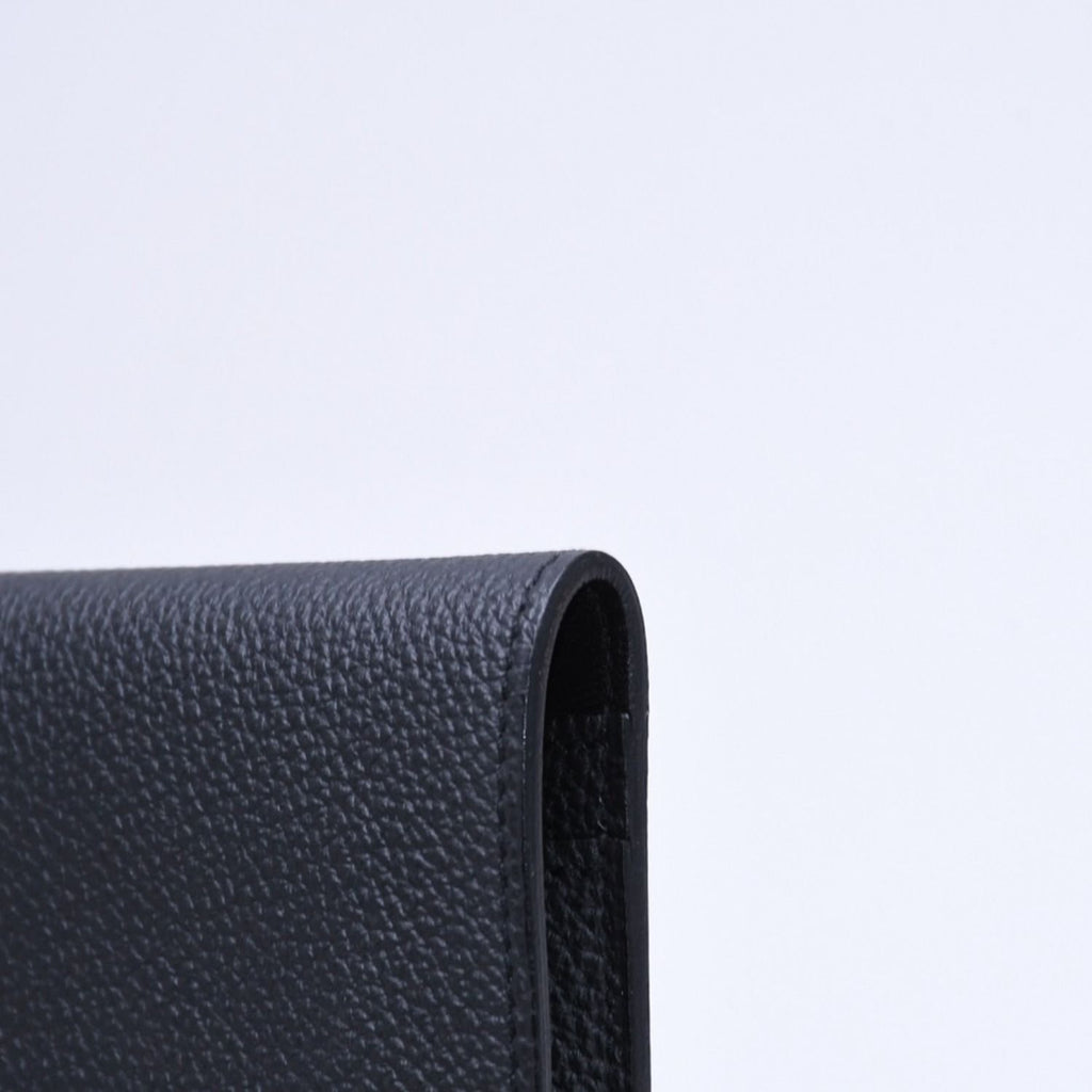 Hermes Dogon GM Bifold Wallet Togo Noir Silver — view 5