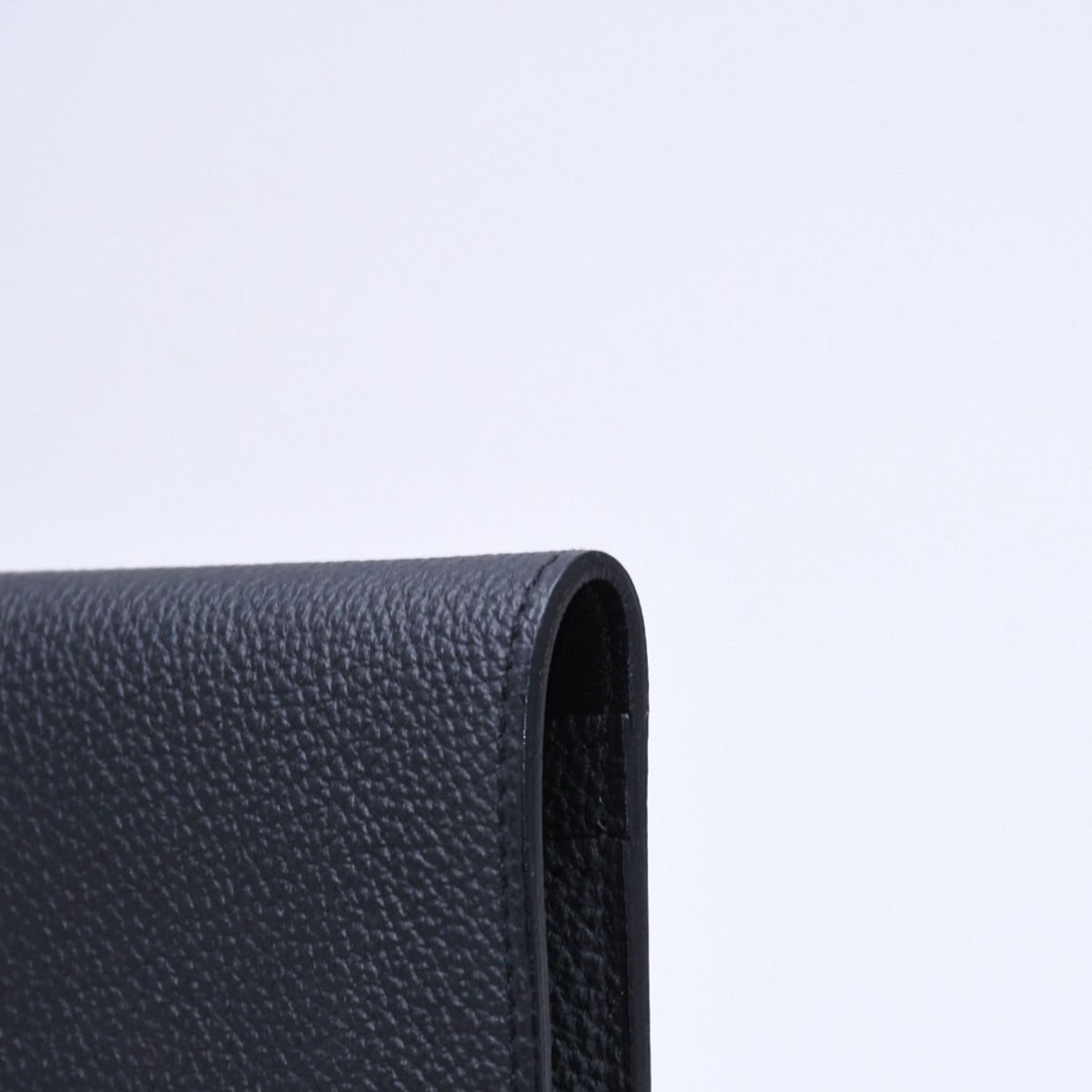 Hermes Dogon GM Bifold Wallet Togo Noir Silver — view 5
