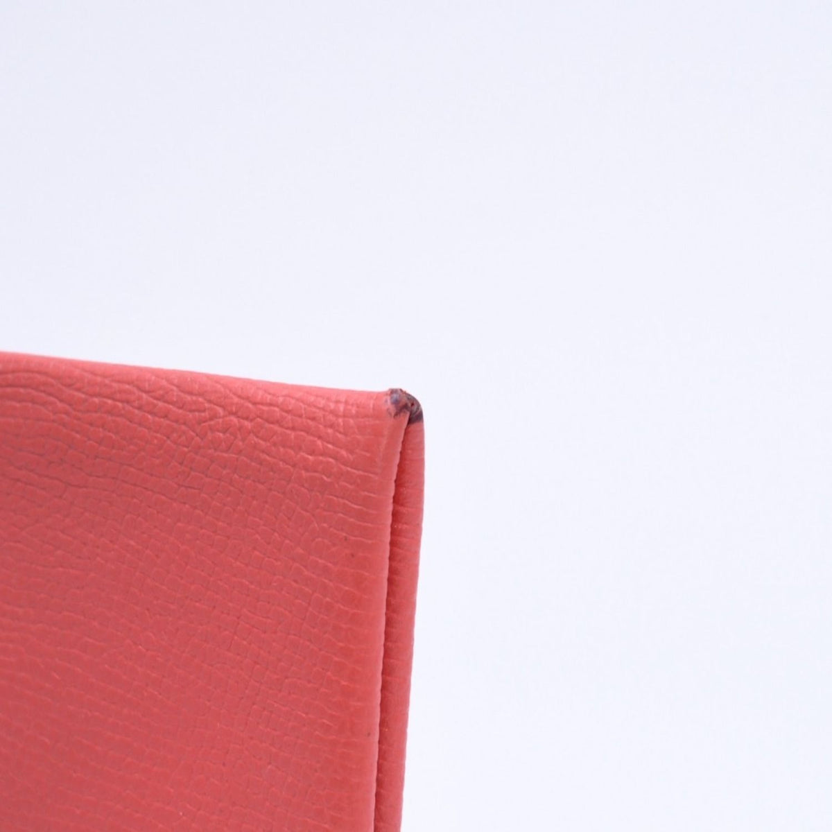 Hermes Calvi Card Case Coin Purse Rose Jaipur Veau Epsom Silver — view 3