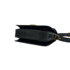 Celine Vintage Carriage Leather Shoulder Bag Pochette Black — view 8