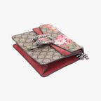 Gucci Dionysus Beige Red Multicolor Suede Shoulder Bag — view 4