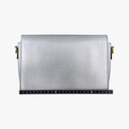 Dior Evolution Flap Bag Silver Leather — view 2