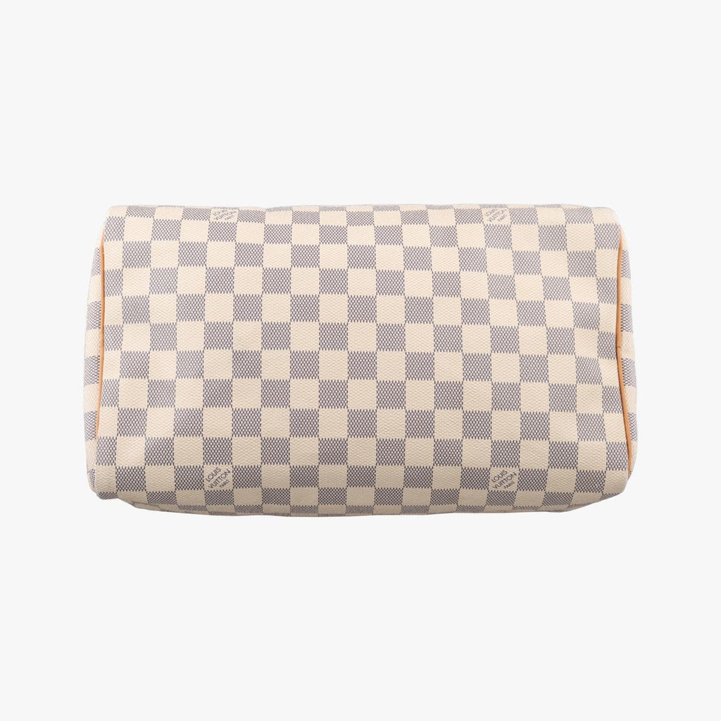 Louis Vuitton Speedy 30 Azur Damier Canvas Handbag — view 3