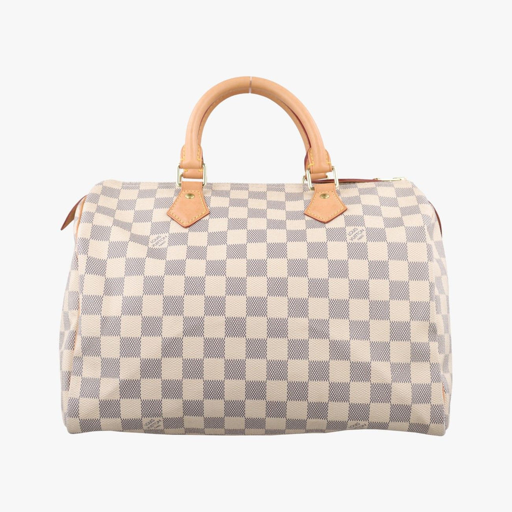 Louis Vuitton Speedy 30 Azur Damier Canvas Handbag