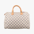 Louis Vuitton Speedy 30 Azur Damier Canvas Handbag