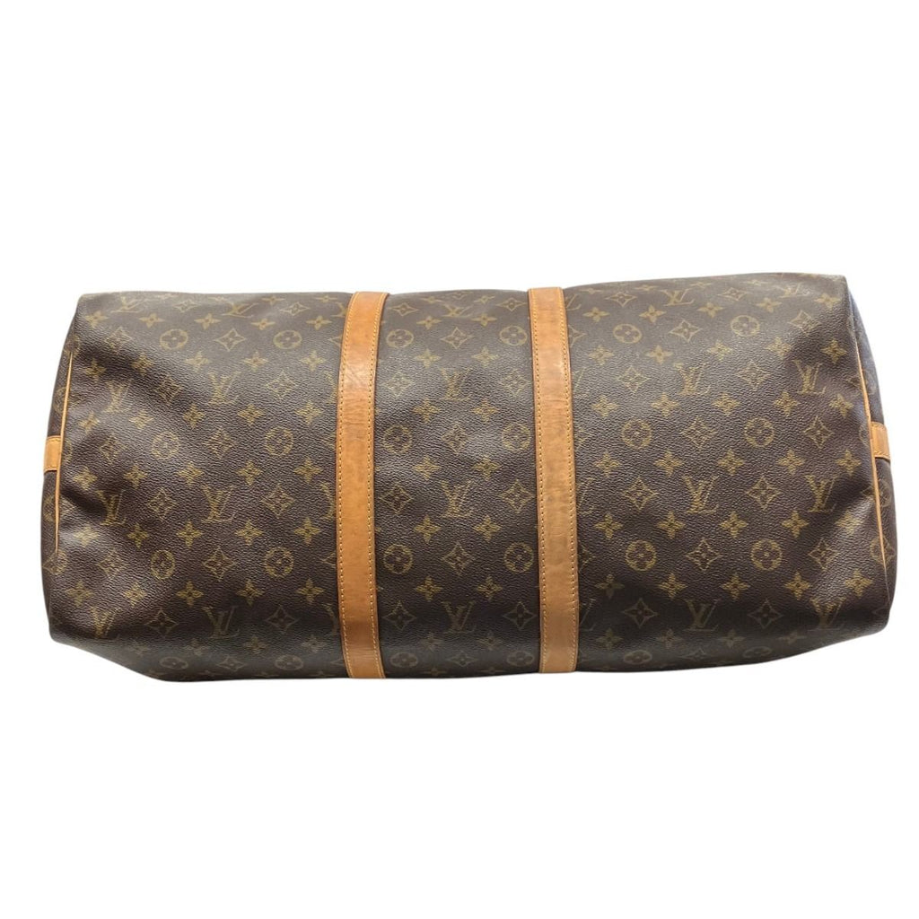 Louis Vuitton Keepall Bandouliere 55 Monogram Boston Bag Canvas — view 3