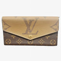 Louis Vuitton Portefeuille Sarah Monogram Giant Reverse Wallet Canvas