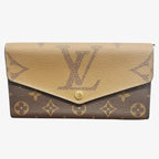 Louis Vuitton Portefeuille Sarah Monogram Giant Reverse Wallet Canvas