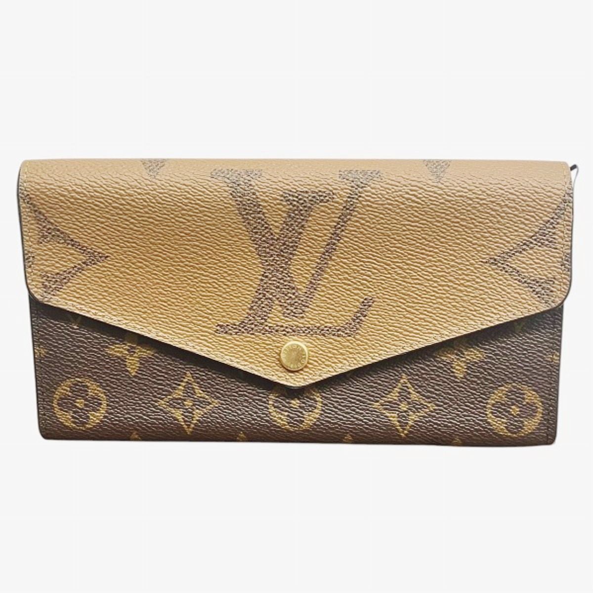 Louis Vuitton Portefeuille Sarah Monogram Giant Reverse Wallet Canvas