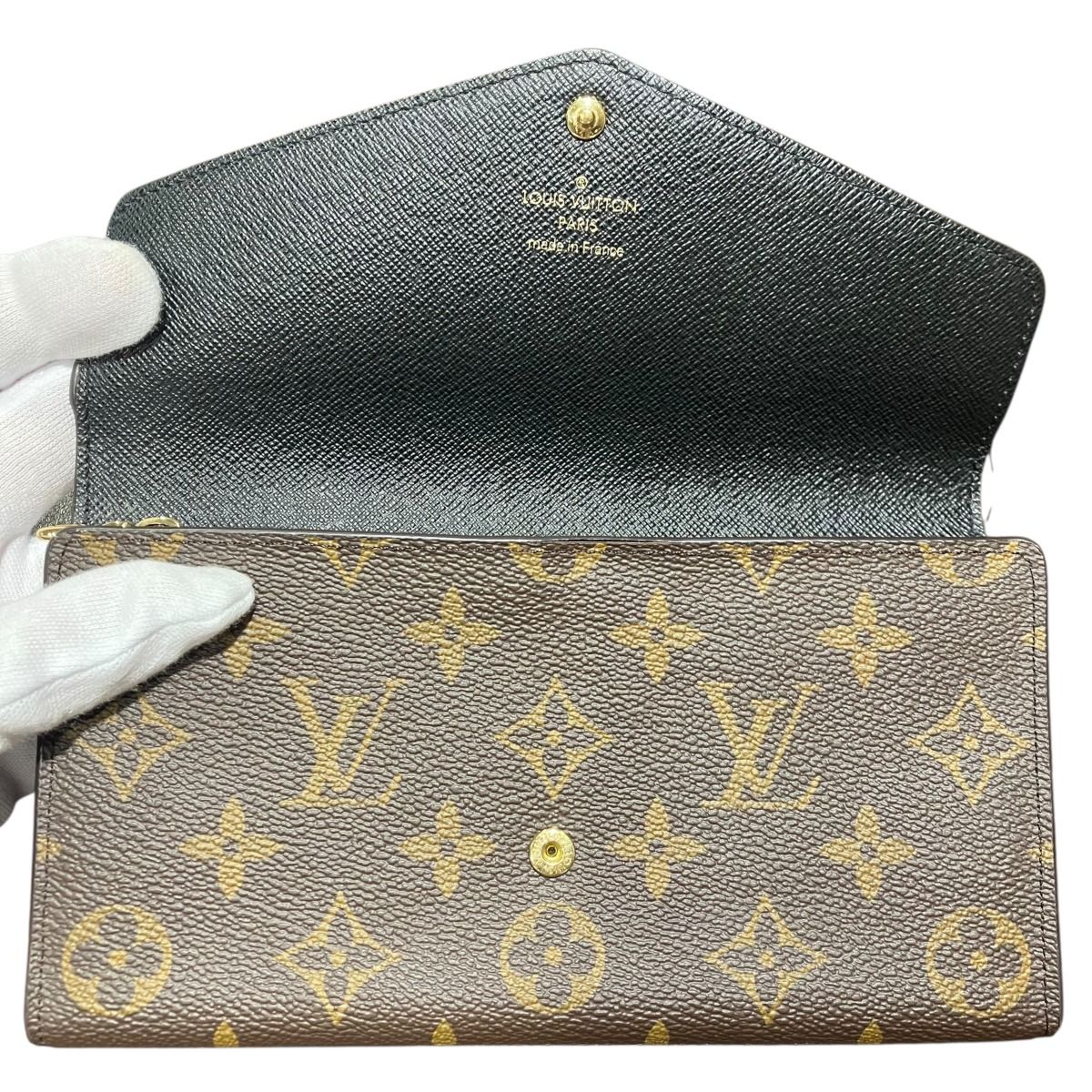 Louis Vuitton Portefeuille Sarah Monogram Giant Reverse Wallet Canvas — view 3