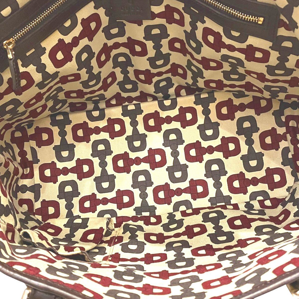 Gucci Sherry Line Tote Canvas Leather — view 6