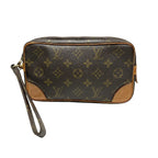 Louis Vuitton Marly Dragonne PM Monogram Clutch Canvas