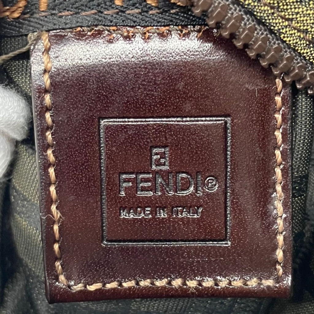 Fendi Zucca Handbag Canvas — view 4