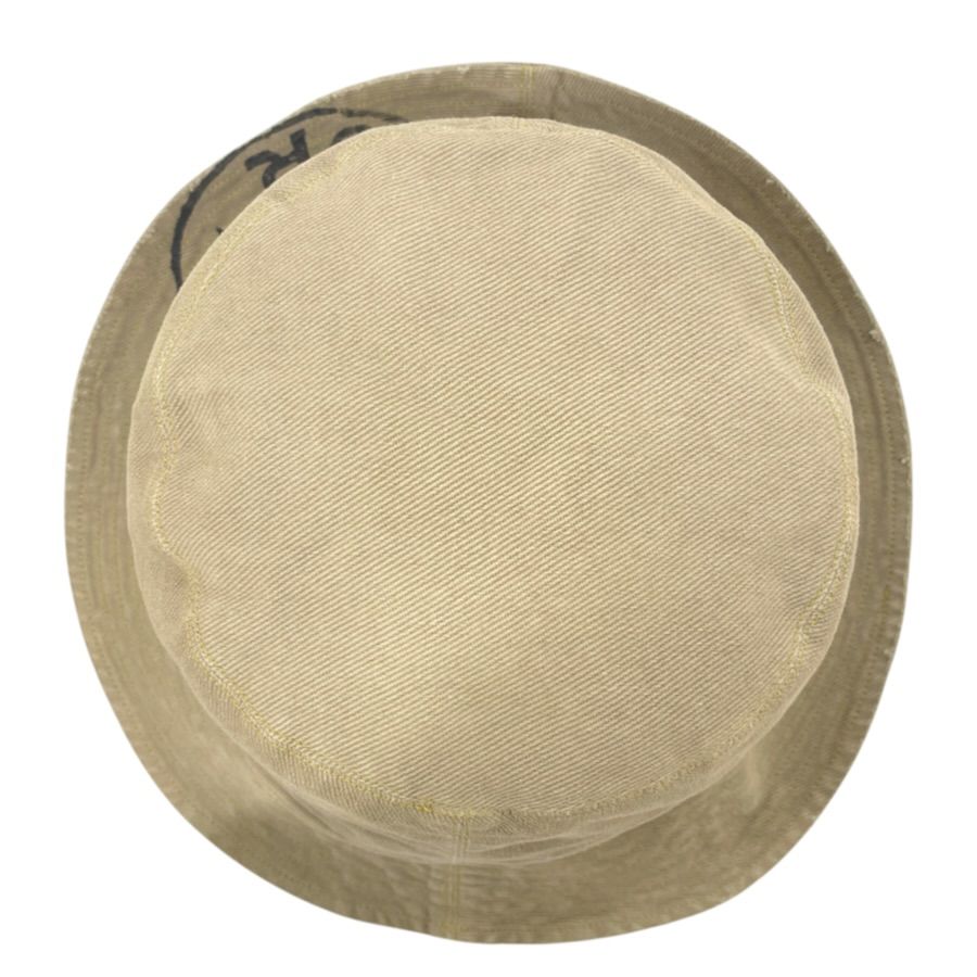 Dior Bucket Hat Union Bob Hat Vintage Processed Hat Cotton Beige Casual — view 5