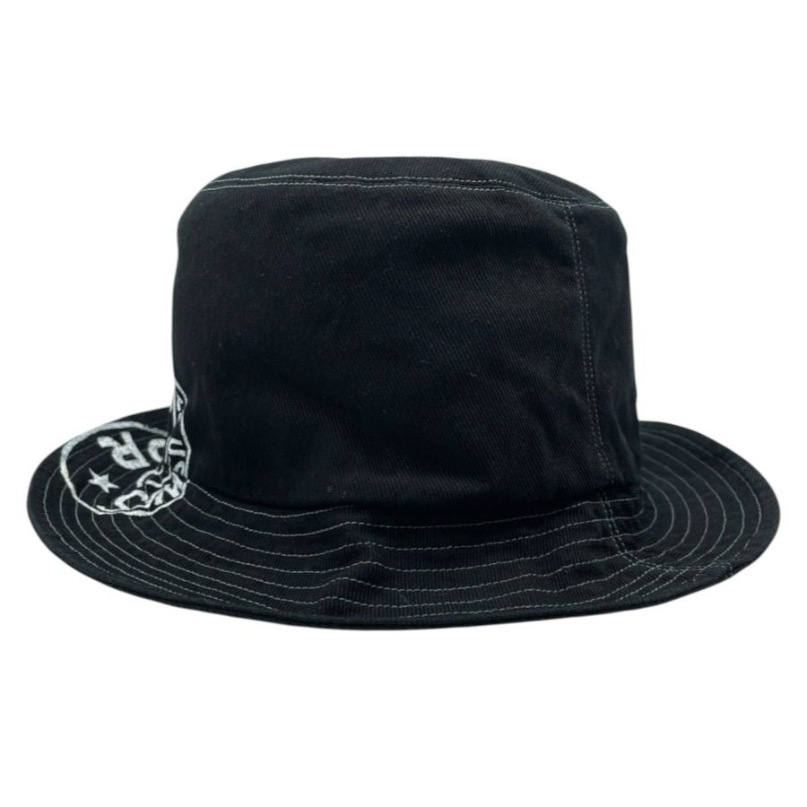 Dior Bucket Hat Union Bob Hat Cotton Black Casual — view 4