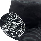 Dior Bucket Hat Union Bob Hat Cotton Black Casual — view 6