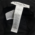 Dior Bucket Hat Union Bob Hat Cotton Black Casual — view 8