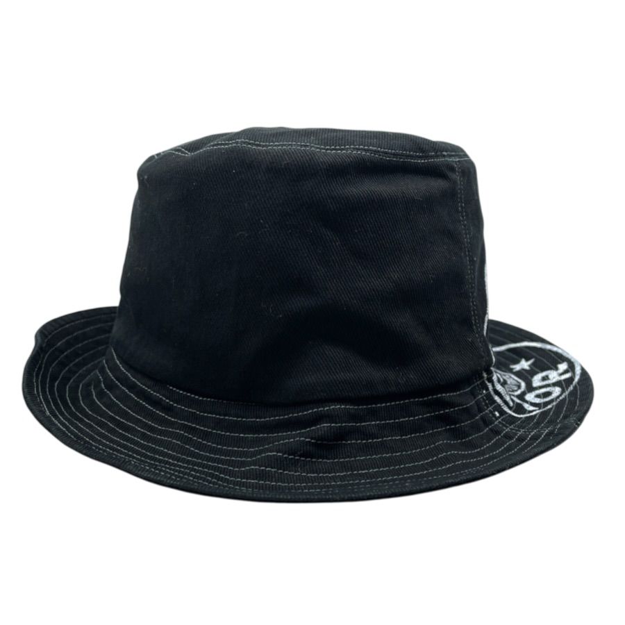 Dior Bucket Hat Union Bob Hat Cotton Black Casual — view 2
