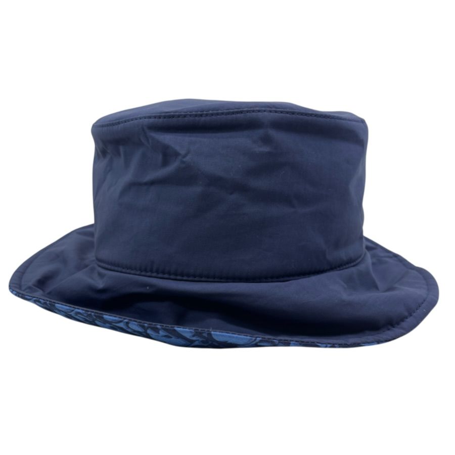 Dior Bucket Hat Teddy-D Bob Hat Oblique Hat Cotton Navy Casual — view 3