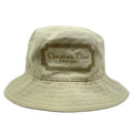Dior Bucket Hat Bob Hat Logo Cotton Beige Casual