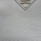 Prada Vitello Daino Small Shoulder Bag Gray Leather — view 6