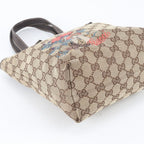 Gucci GG Canvas Leather Tote — view 5