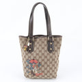 Gucci GG Canvas Leather Tote