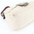 Fendi Mamma Bucket Baguette FF Leather Canvas Shoulder Bag — view 5