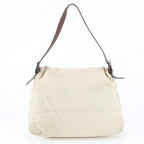Fendi Mamma Bucket Baguette FF Leather Canvas Shoulder Bag — view 3