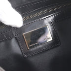 Fendi Zucchino Mamma Bucket Baguette FF Leather Shoulder Bag — view 8