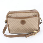 Gucci 001 23 Shoulder Bag Crossbody Hand Tote Brown Leather Brands