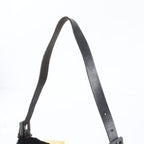 Fendi Fur Mamma Bucket Baguette Leather Hand Black Shoulder Bag — view 2