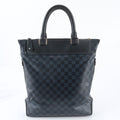 Louis Vuitton Damier Cobalt Greenwich Leather Tote Shoulder Business