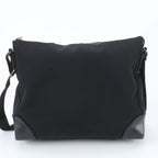 Gucci Leather Nylon Shoulder Bag Crossbody Messenger Business Black — view 3